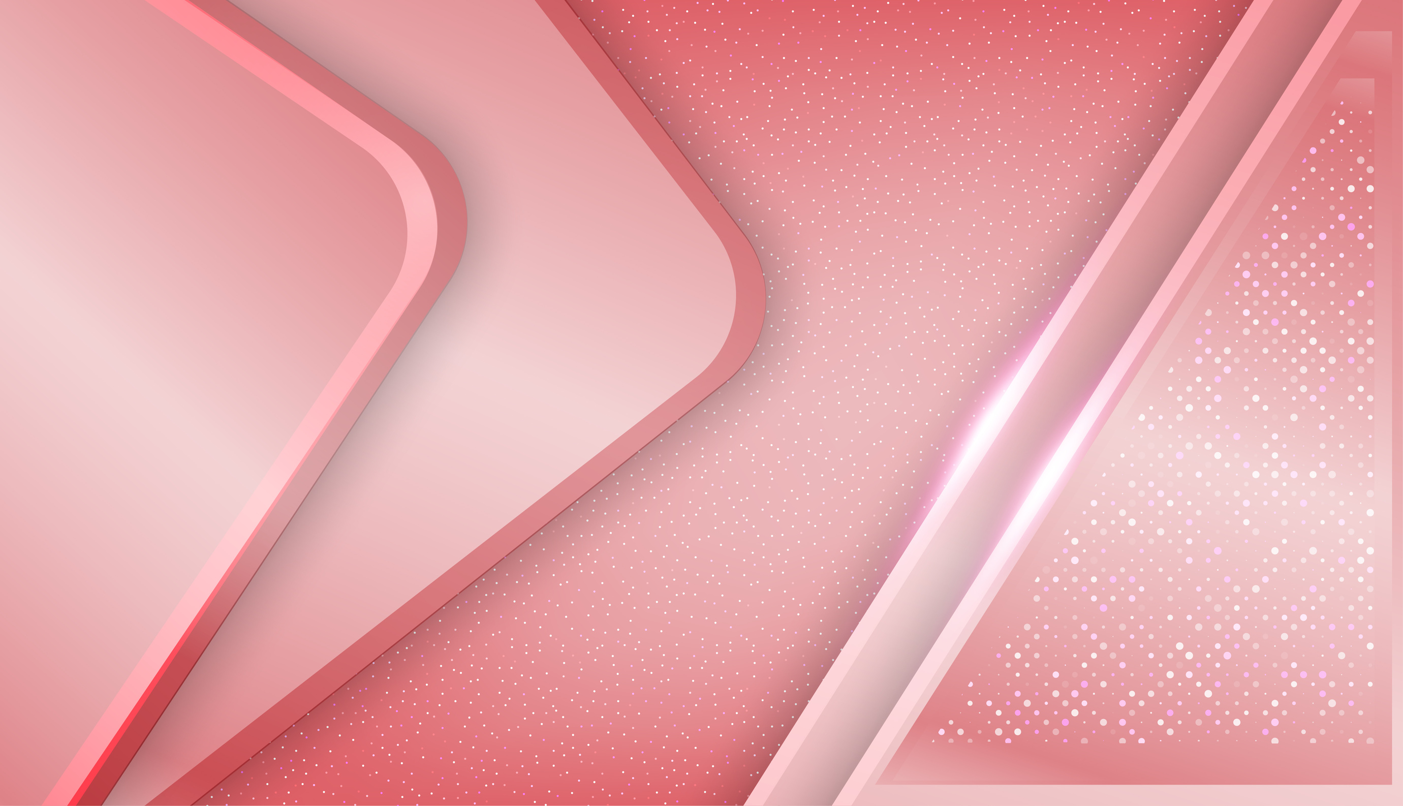 abstract pink metal background with overlap shape and light